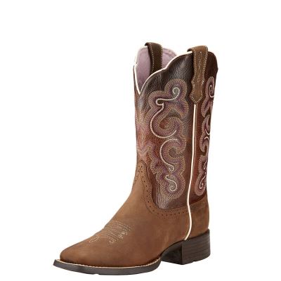 Ariat Quickdraw - Western Laarzen Bruin Dames - 26822-991